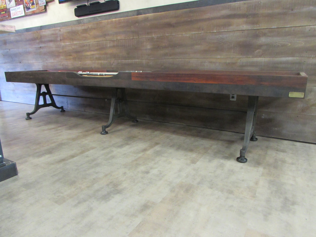 restoration iron shuffleboard table frederick maryland leg
