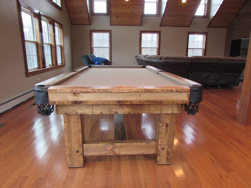 Olhausen timber ridge pool table end