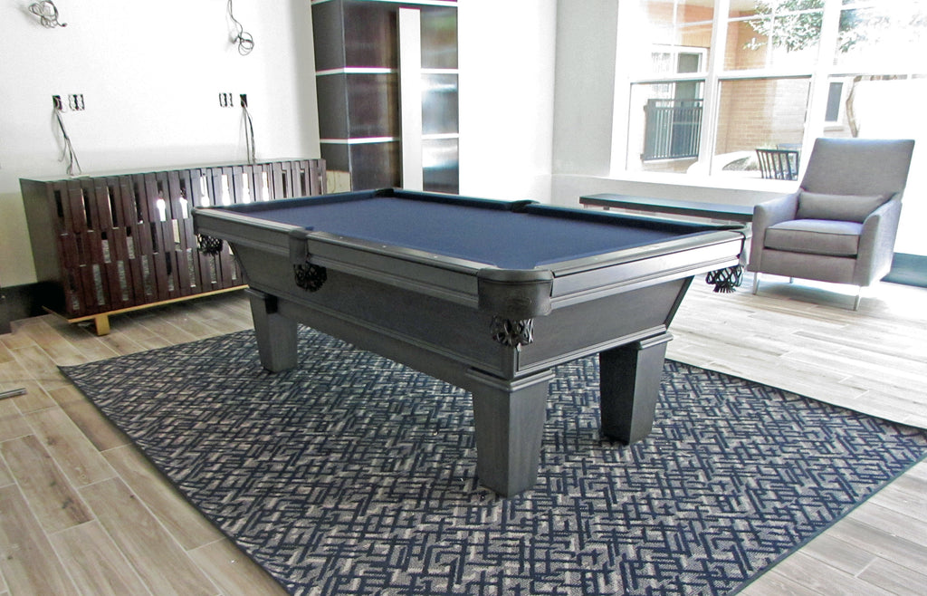 olhausen classic pool table matte graphite