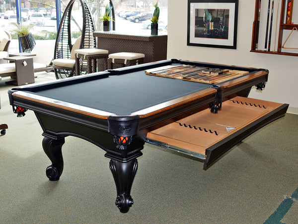 olhausen ellianna pool table with drawer 