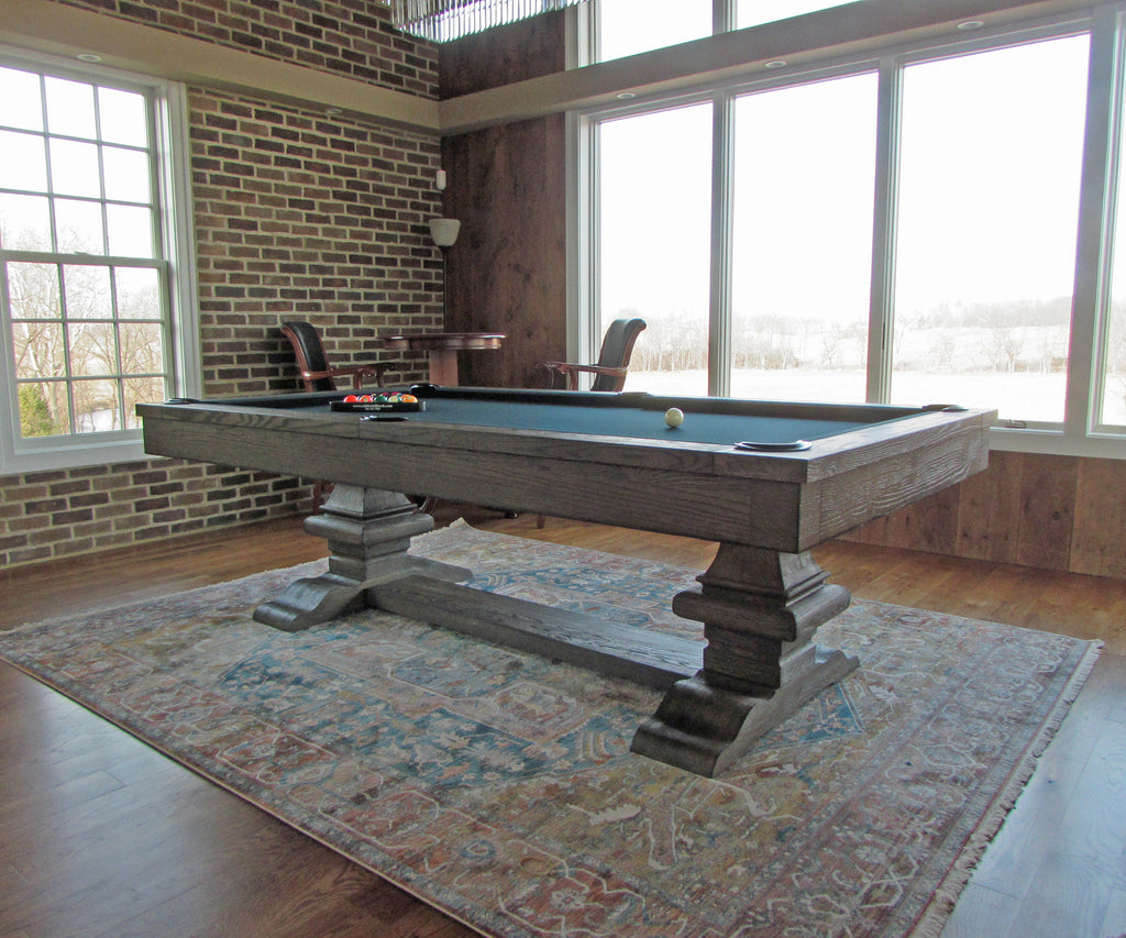 Plank and Hide Beaumont Pool Table Silvered Oak