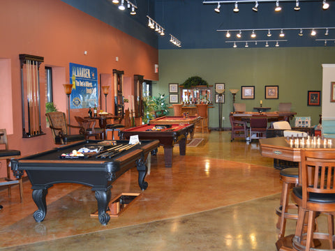 Robbies Billiards Williamspot Maryland Showroom