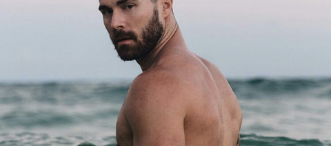 Man with Beard in the Beach