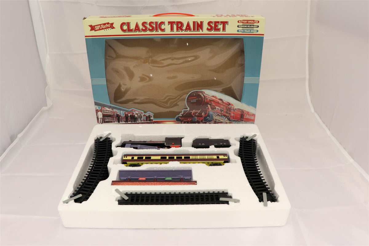 kandytoys retro classic large toy train set with train