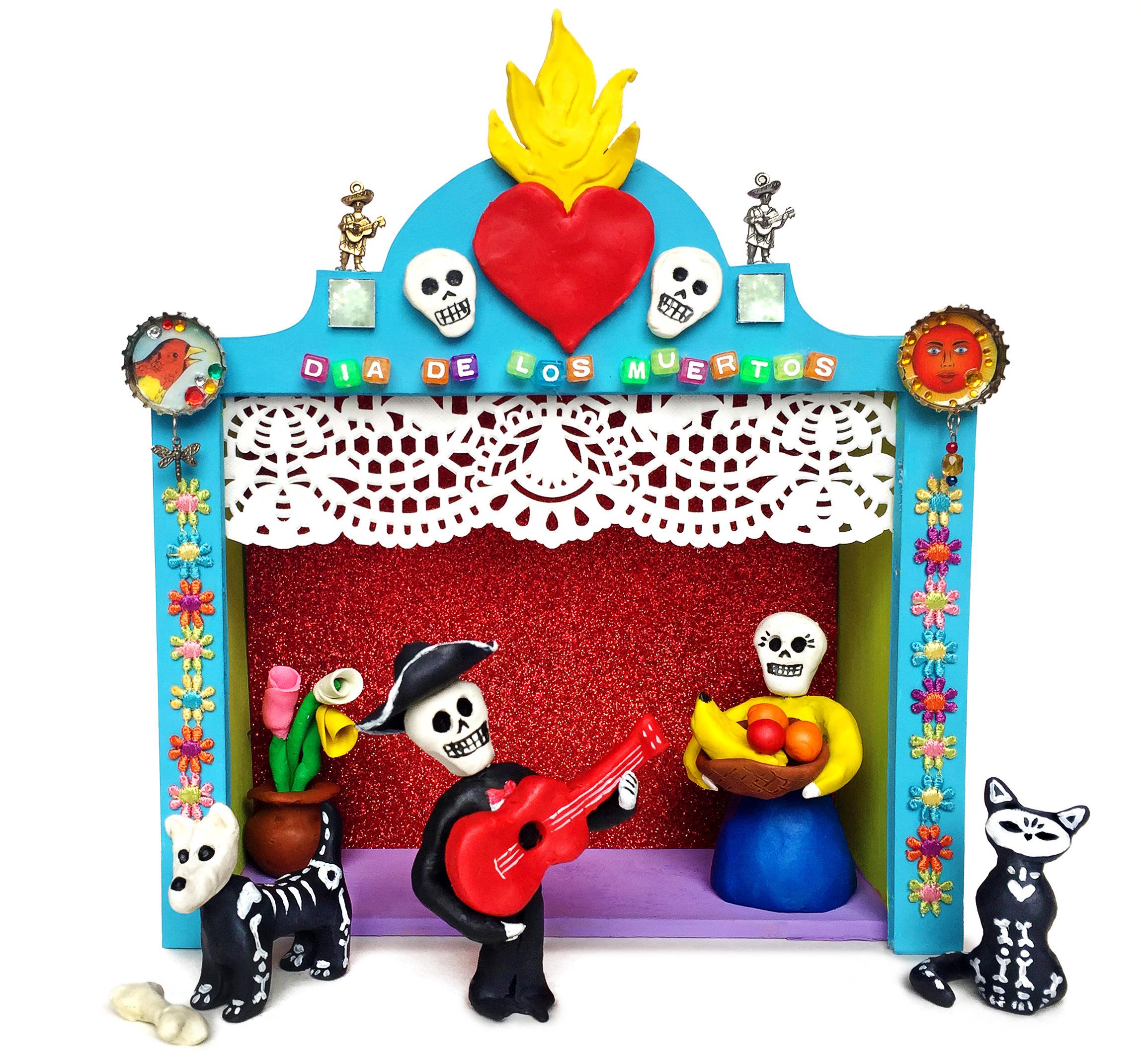 dia de los muertos altar ideas for kids