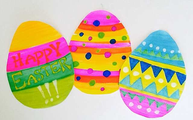 Fun Easter Egg Paper Craft for Kids to Make - Projects with Kids