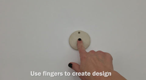 Use fingers to create design