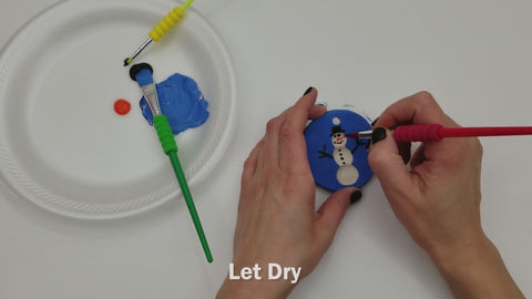 Paint Clay and Let Dry