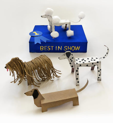 Best in show cardboard dogs
