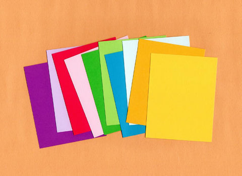 Colored construction paper