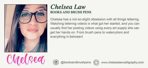 Artist Biography - Chelsea Law - @booksandbrushpens