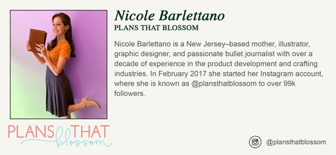 Artist Biography - Nicole Barlettano -- @plansthatblossom