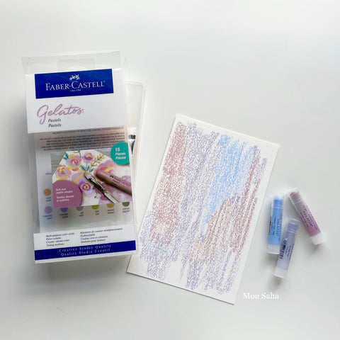 Pastel Gelatos Set with Paper