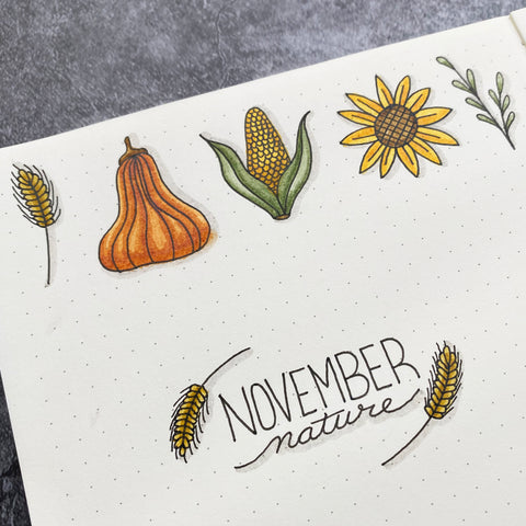 November Nature Doodles