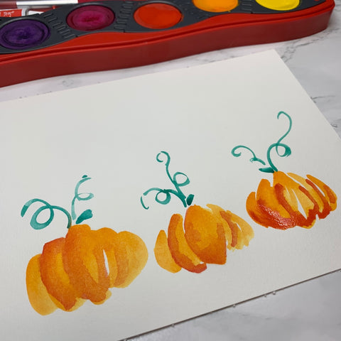 Painted Pumpkin Doodles
