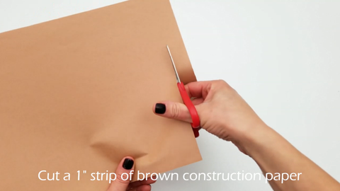 Cut Brown Construction Paper