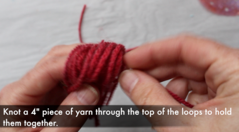 Knotting yarn 