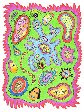 Colored microorganisms