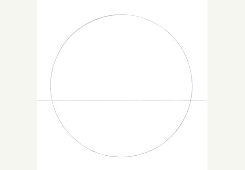 White blank tag with circle
