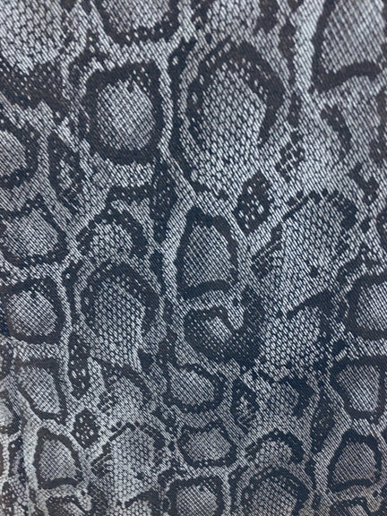 Cigarette Pant (Blue Snakeskin)