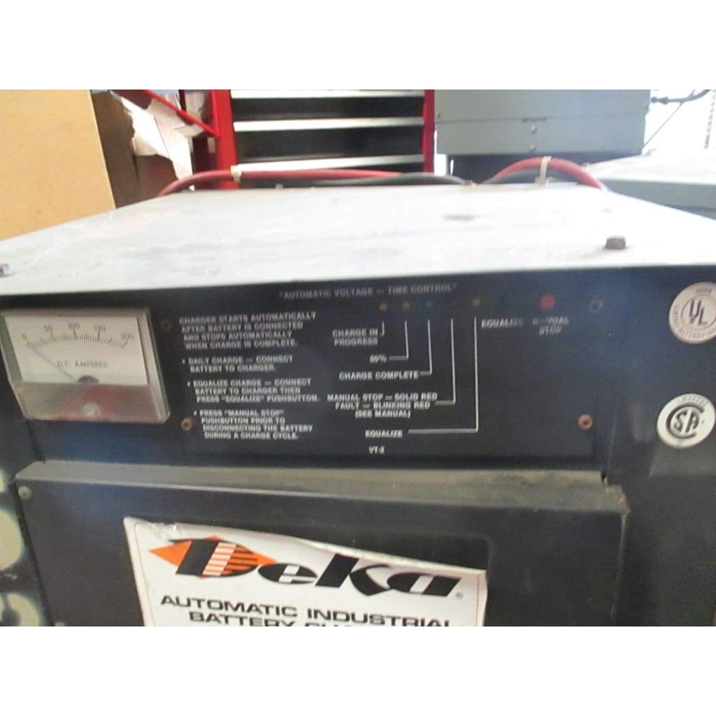 Aaa Forklifts Deka 24v Electric Forklift Battery Charger 450ah 8hr 12 Cell 208 240 480 3ph