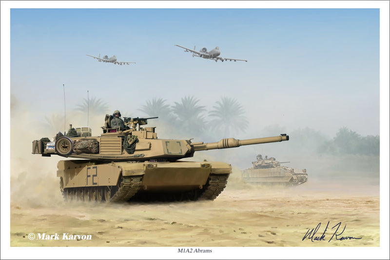M1A2 Abrams – Mark Karvon Art Studios