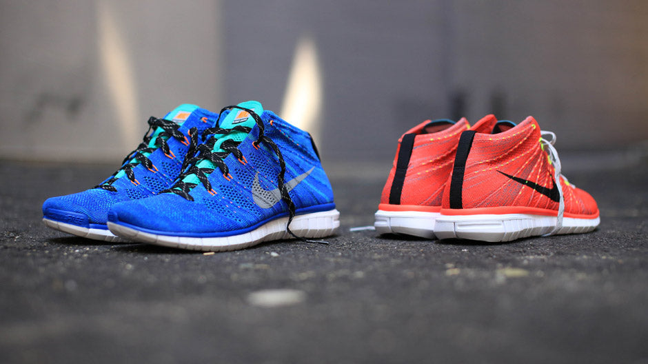 nike free flyknit chukka game royal