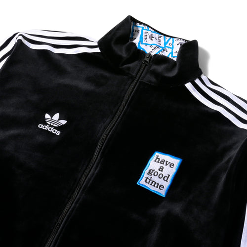 adidas x have a good time velour track top