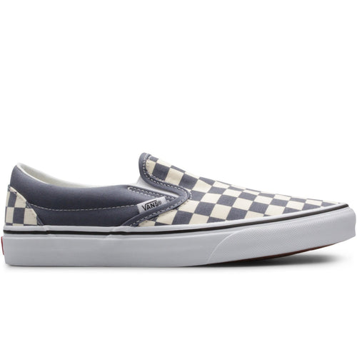 vans checkerboard slip on grisaille