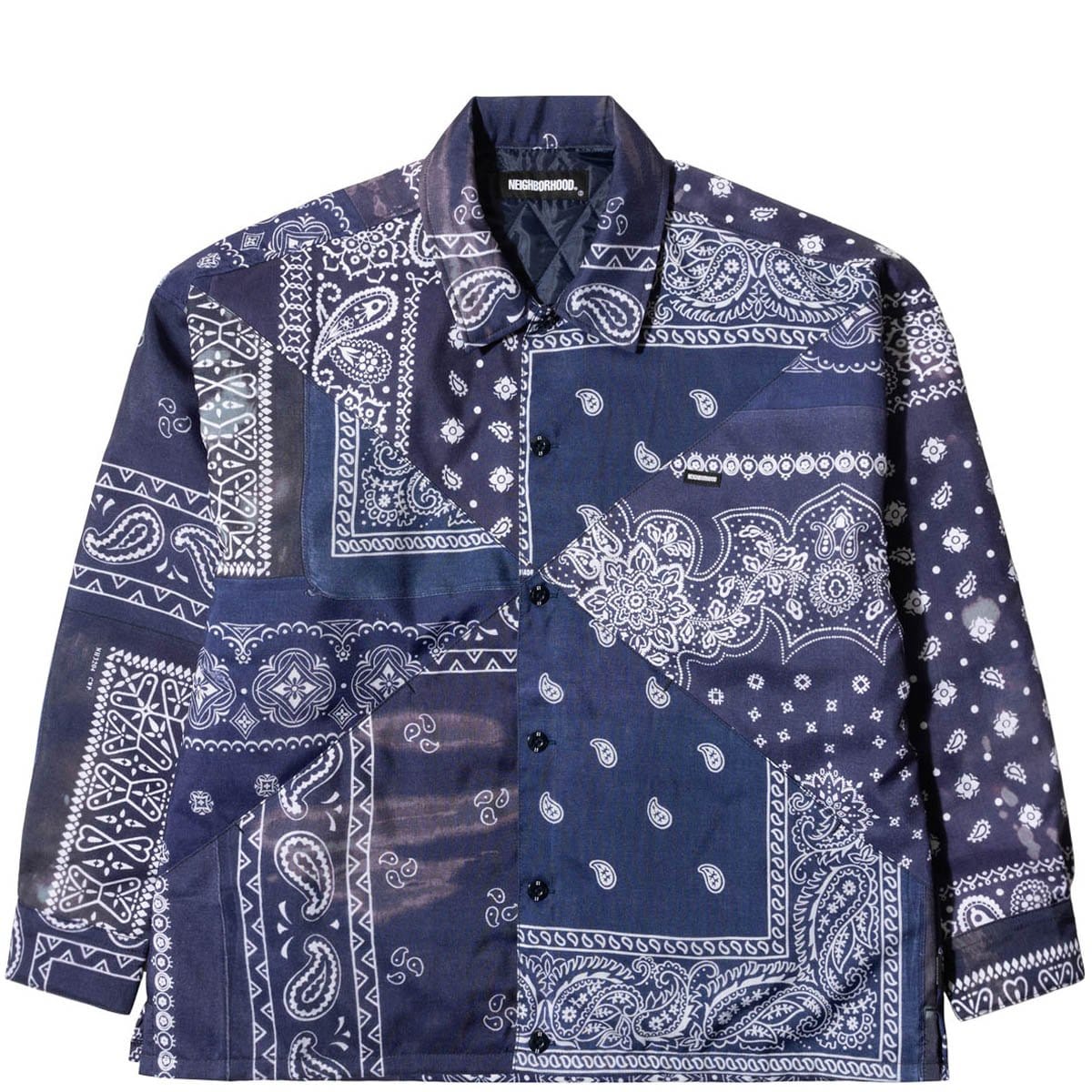 SHIRT . LS – GmarShops - 1 / E - BANDANA CHOPPED - Lilac Purple