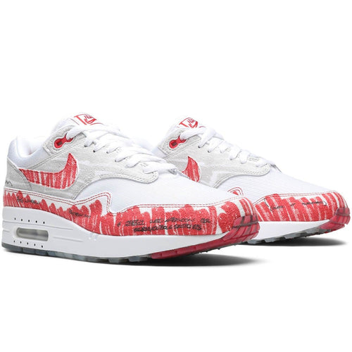air max 1 sketch to shelf red