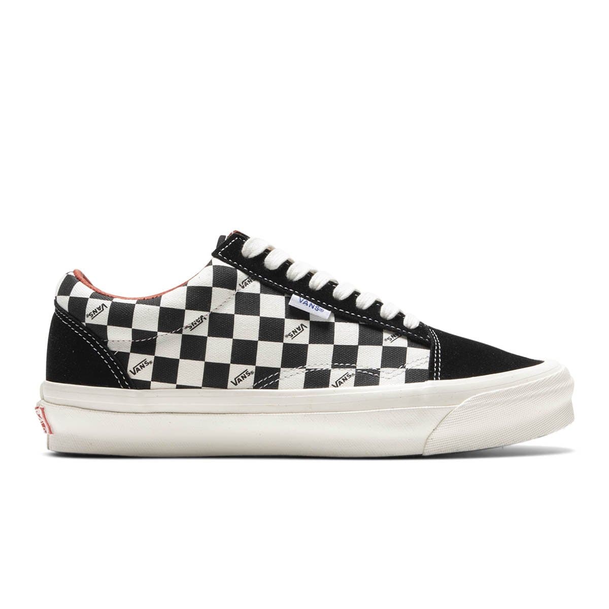 vans old skool checkerboard stripe