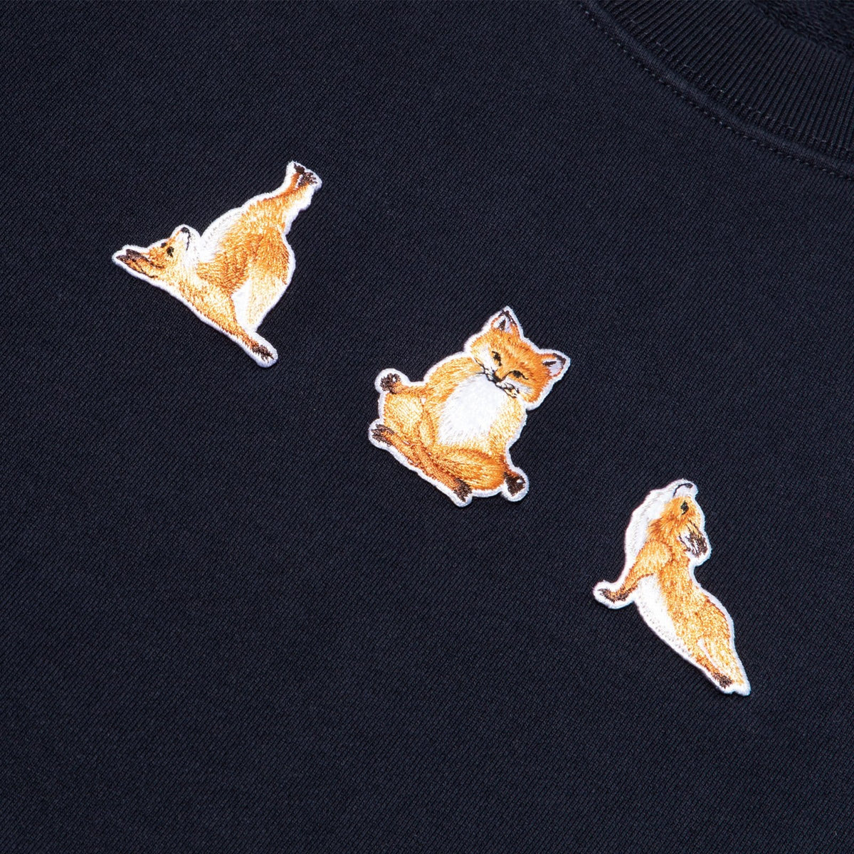 YOGA FOX PATCHES SWEATSHIRT Navy – Bodega