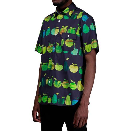 apple print shirt