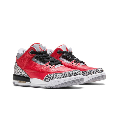 jordan 3 red cement gs