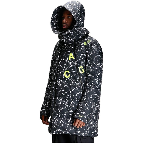 nike acg down fill parka black