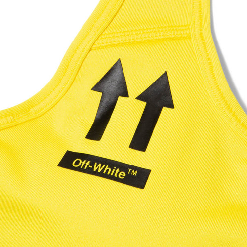 nike off white yellow bra