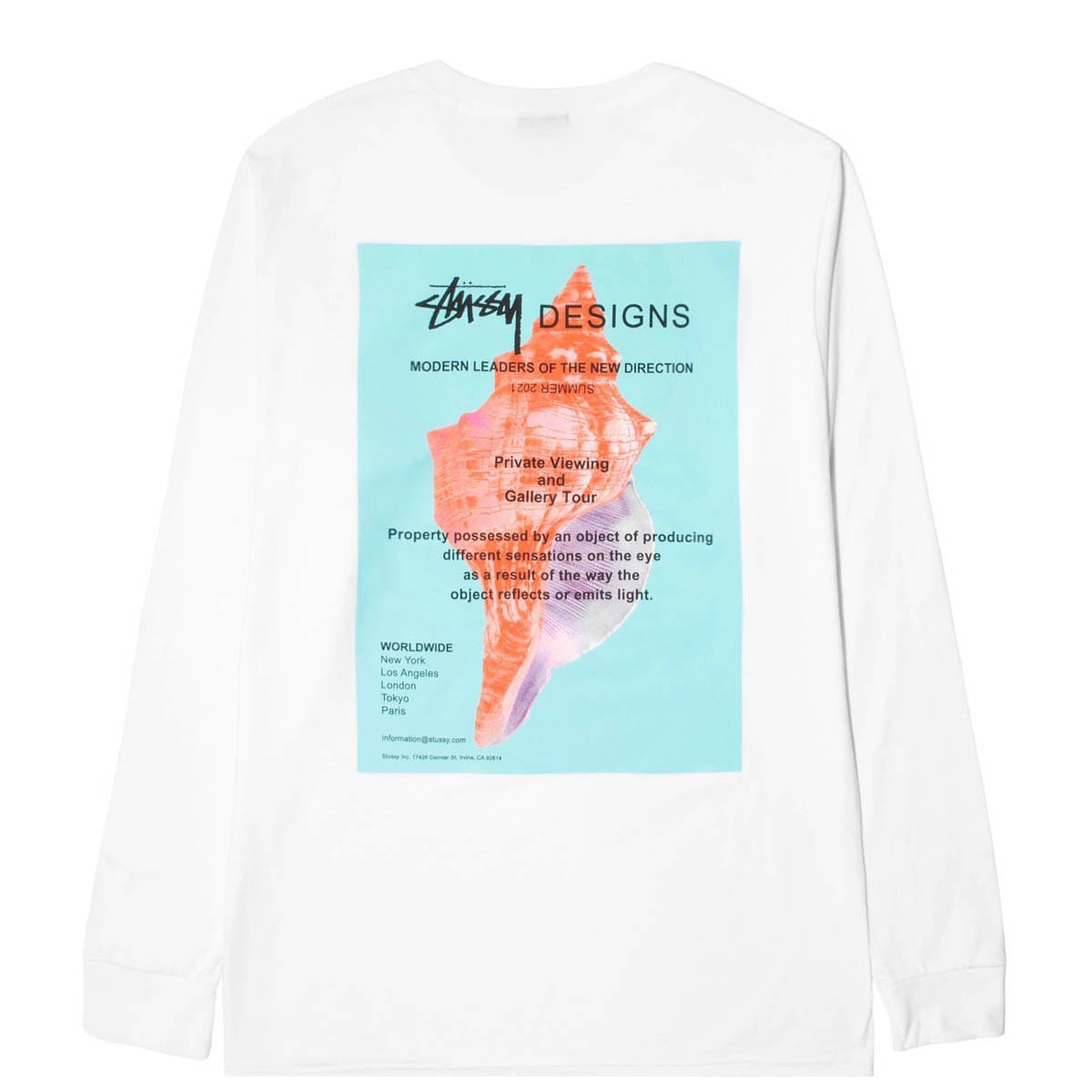 SHIRT White – GmarShops Store - MODERN LEADERS LS T - Reverse