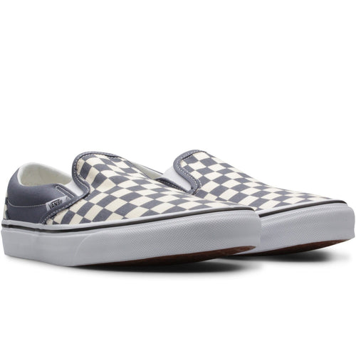 vans checkerboard slip on grisaille