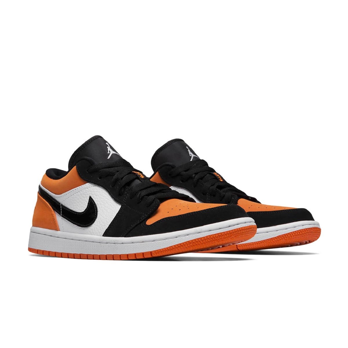 orange black jordan 1 grade school