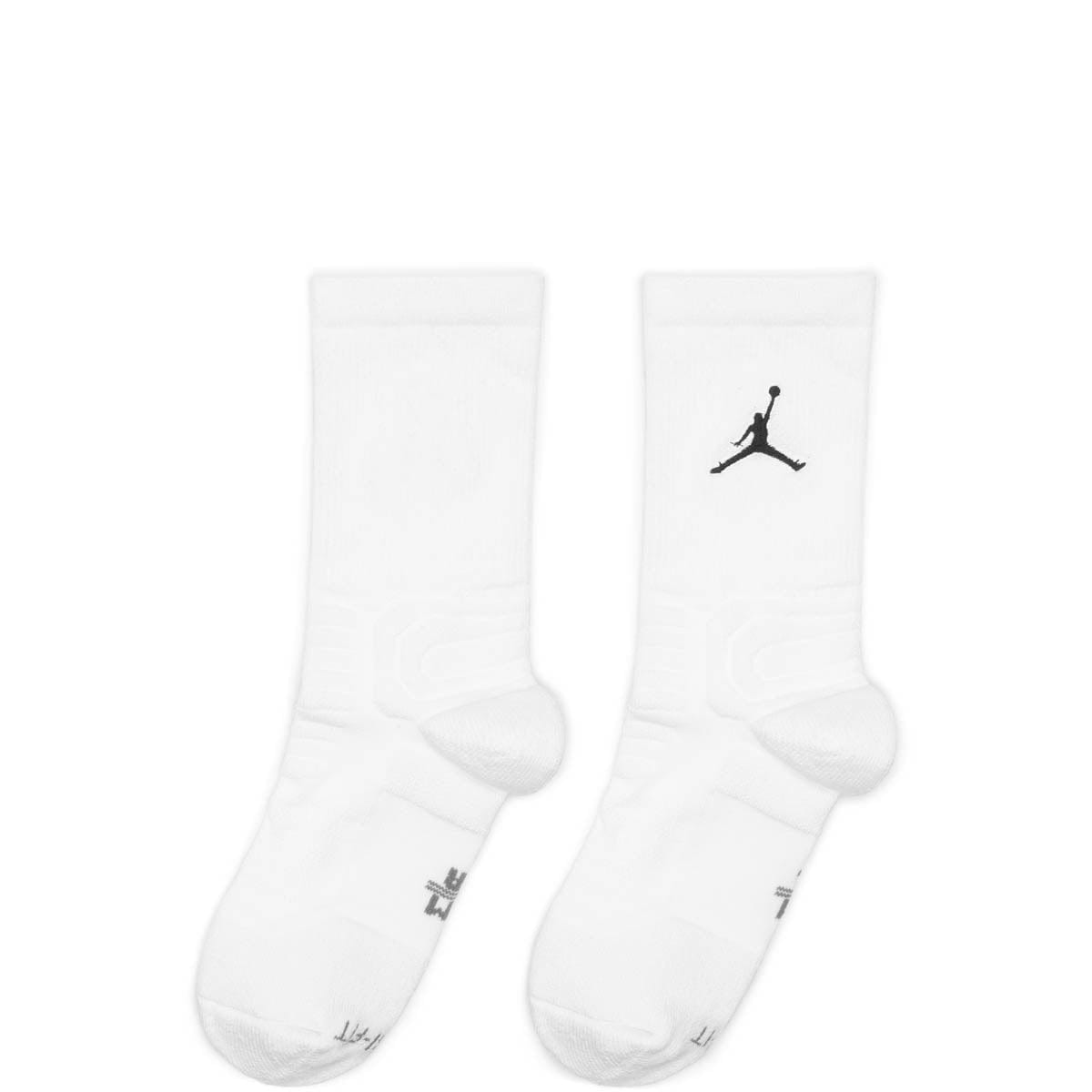 black and white jordan socks