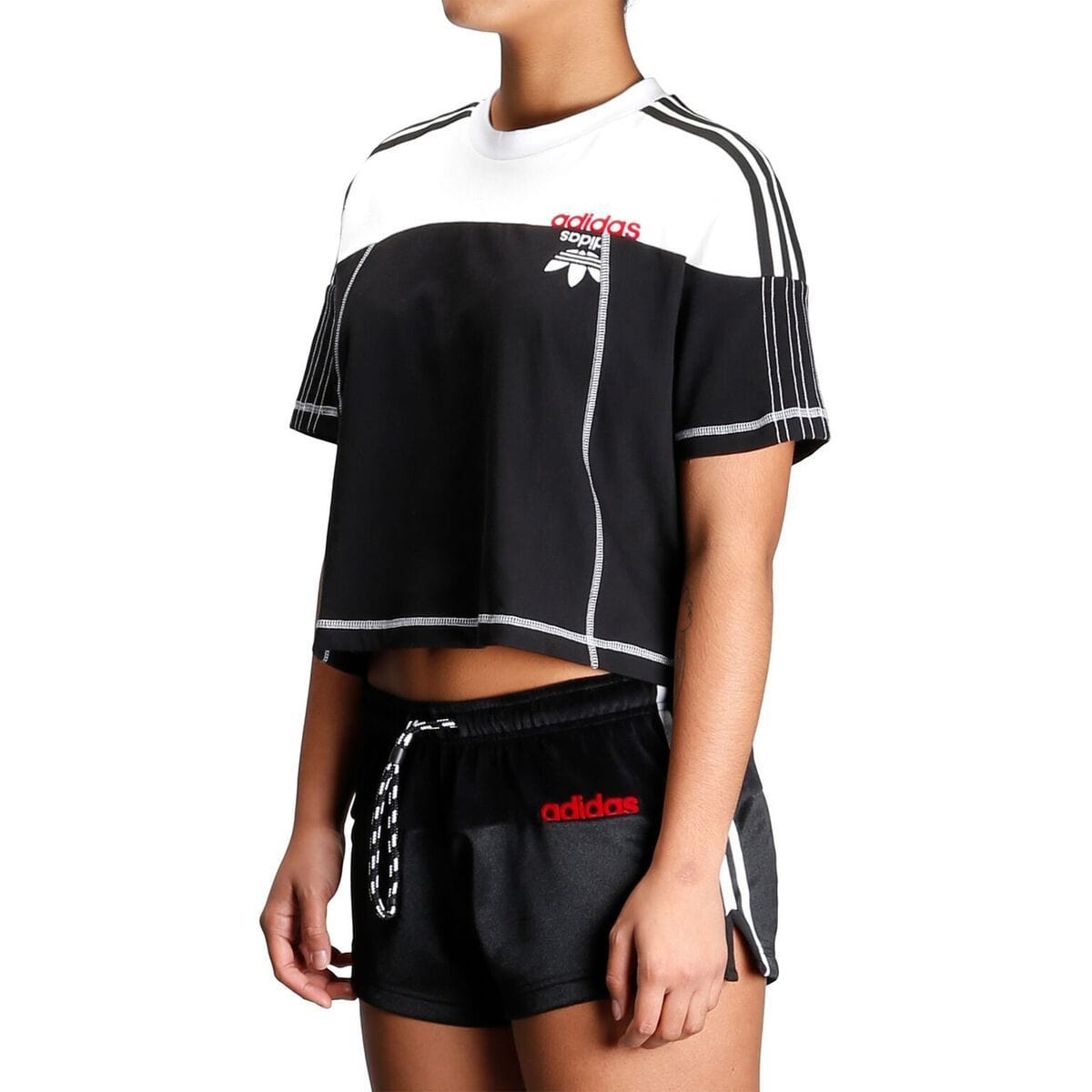 adidas originals by aw disjoin crop top