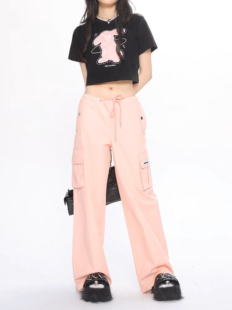 Streetwear Loose Fit Multi-Pocket Pants-ntbhshop