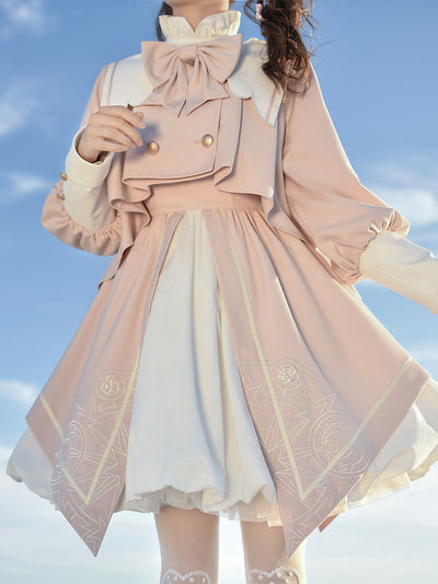 Cardcaptor Sakura Sailor Jacket & Dress-Sets-ntbhshop
