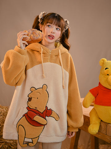 Winnie the Pooh Fleece Hoodies-Sets-ntbhshop