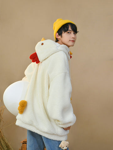 Babo Chicken Fleece Hoodies-Sets-ntbhshop