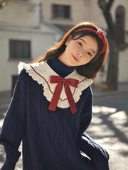 Cardcaptor Sakura Knit Dress & Detachable Collar-Dress-ntbhshop