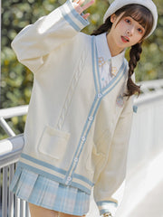 White Rabbit Cardigan-Knitwear-ntbhshop