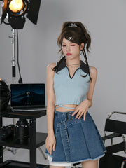 Cherry Girl Knit Tops-Shirts & Tops-ntbhshop