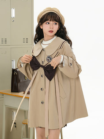 Darla Detachable Collar Short Coat-Coats & Jackets-ntbhshop